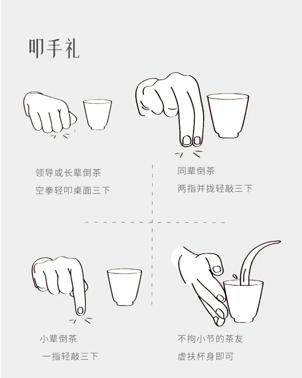 喝茶人简笔画图片