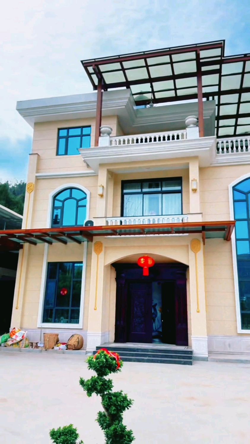 农村老家自建房,独院宅墅,舒适惬意日子:书写美好生活篇章