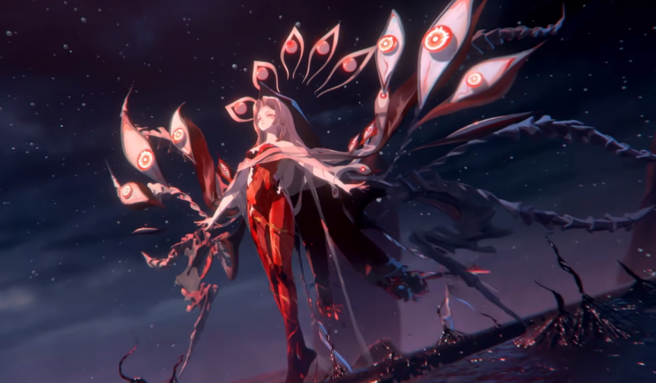 阴阳师新ssr式神祸津神官方cg公开 故事内容很混乱的美女神仙