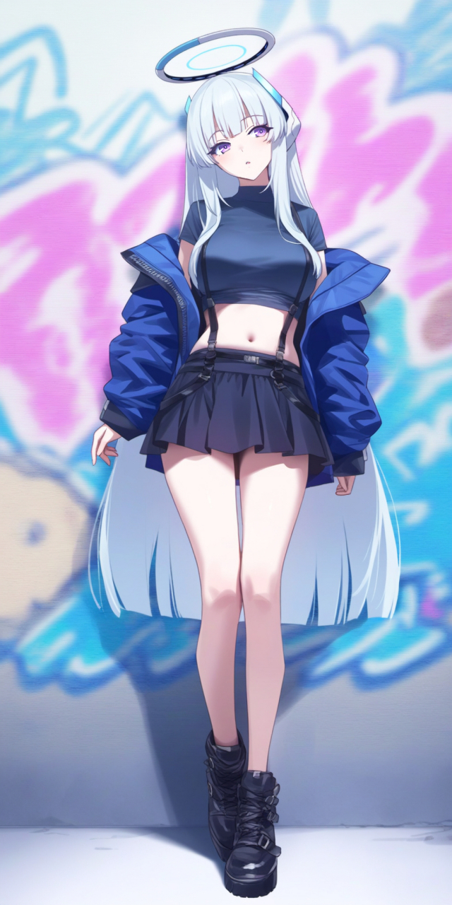 碧蓝档案# ai结合人工画的诺亚,感觉蛮不错的[三哈]twi:@crownared