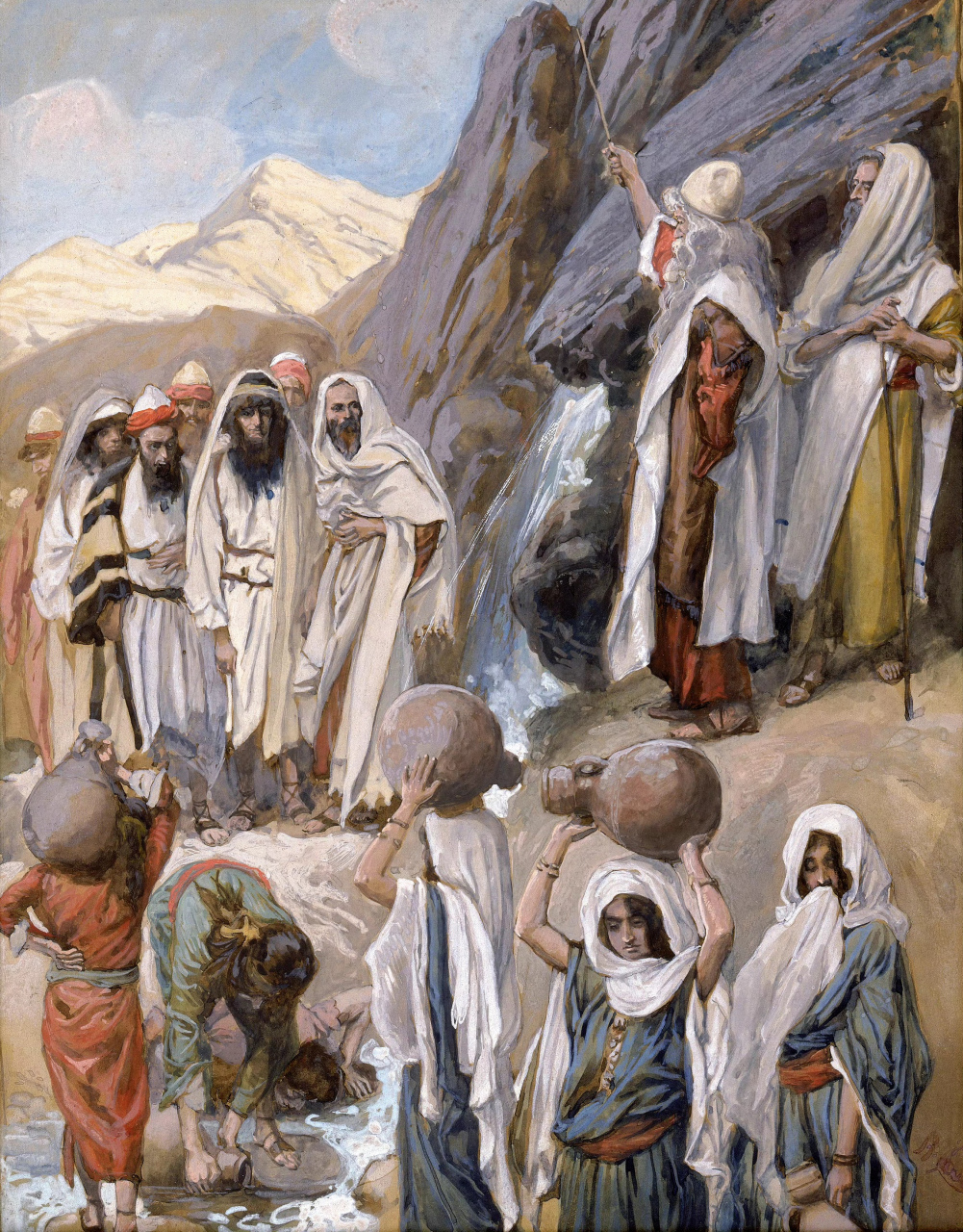 分享一组圣经故事绘画作品,由名家绘制,用细腻写实的风格再现了经典的