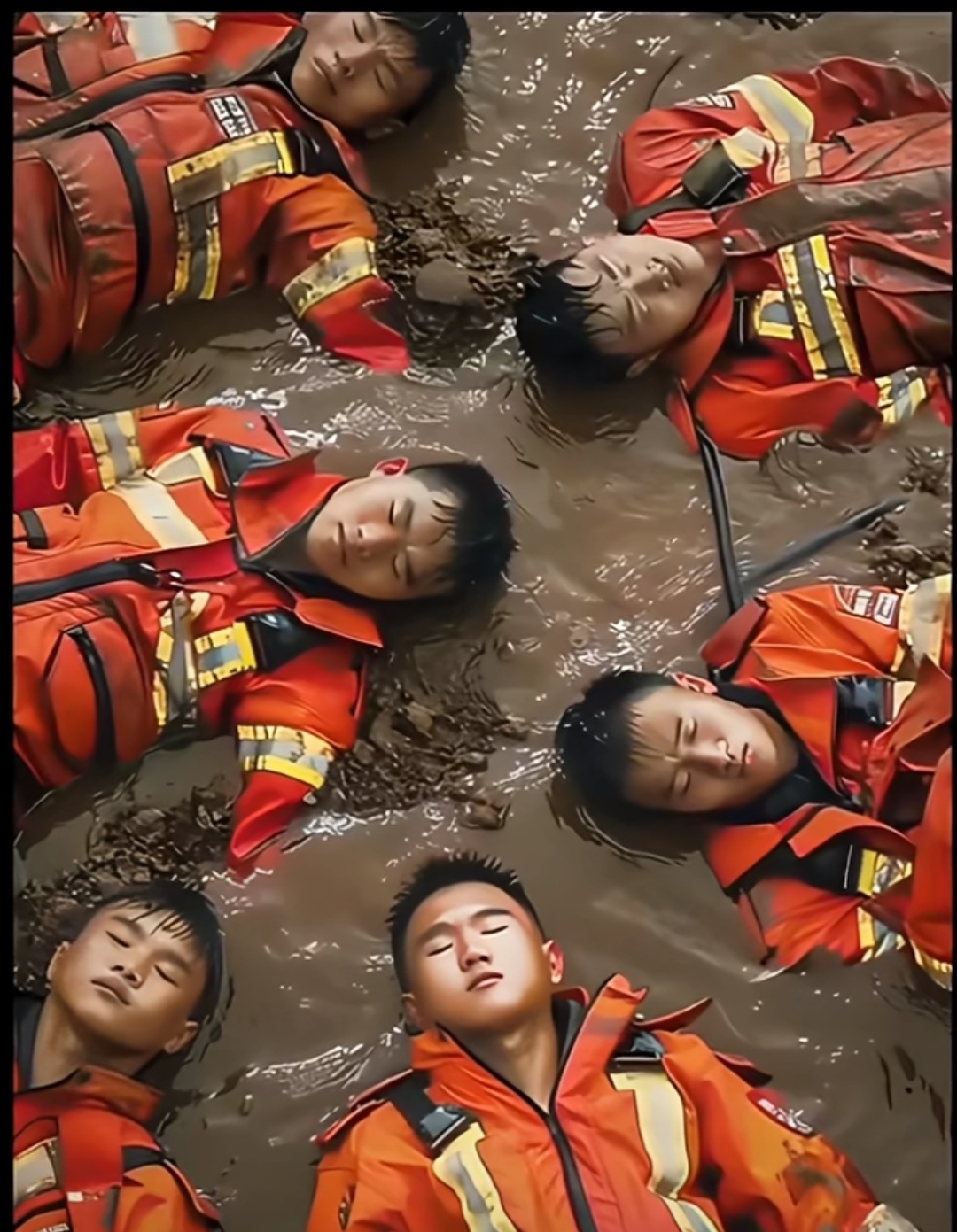 洪水泛滥,他们不分昼夜,抢险救灾