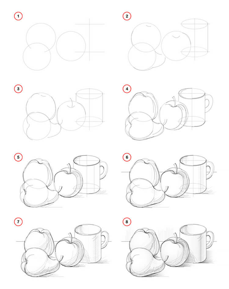 17幅铅笔画:很棒的3d分步绘图教程