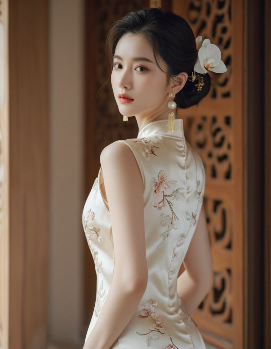 美人图,年轻人如何展现旗袍之美|视觉