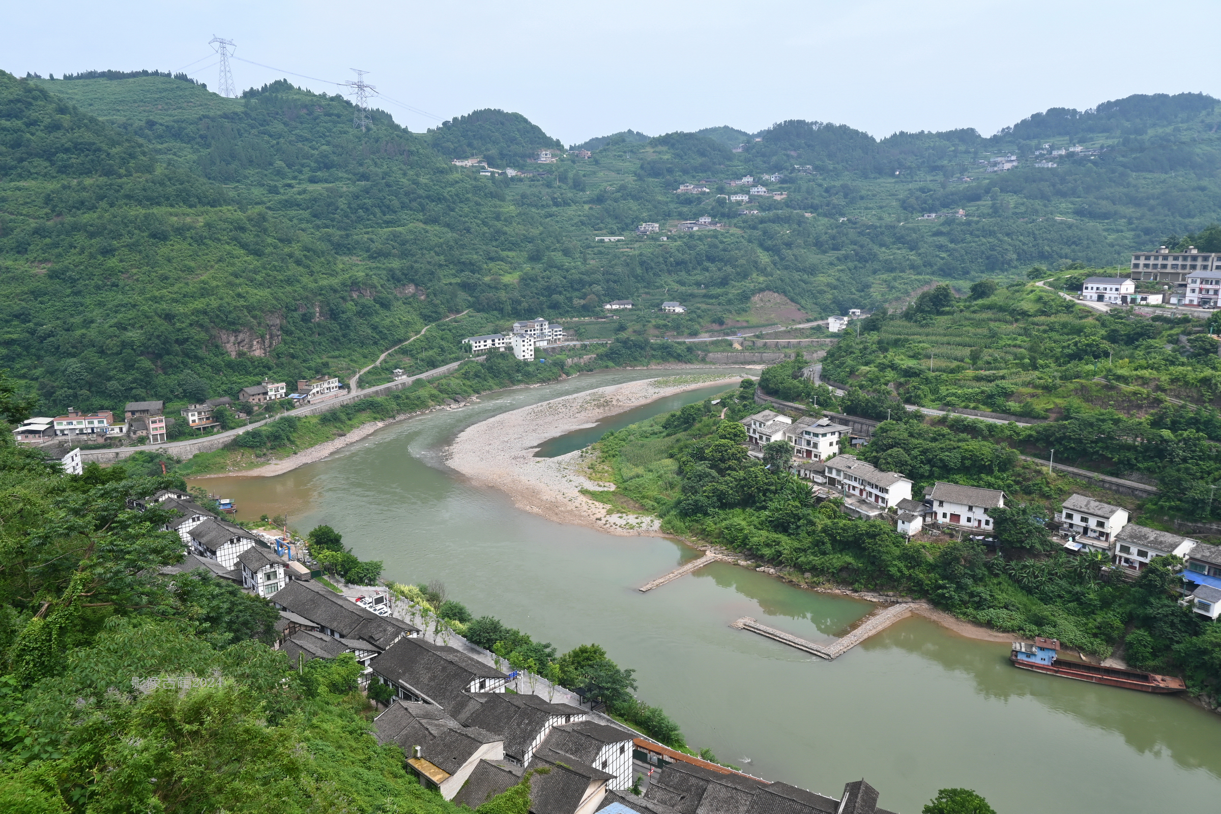 「走遍古蔺」太平古镇赤水河悬崖栈道