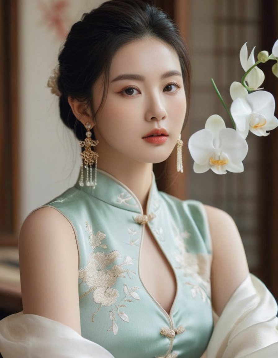 美人图,年轻人如何展现旗袍之美|视觉