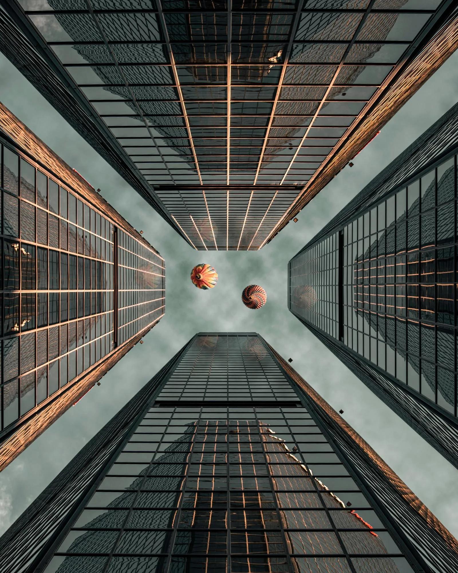 拍身边建筑,用对称构图,一不小心美成大片!