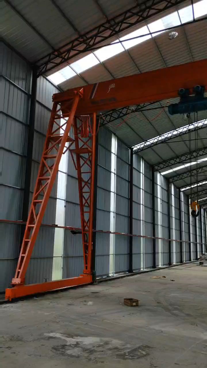 室内龙门吊安装测试完成