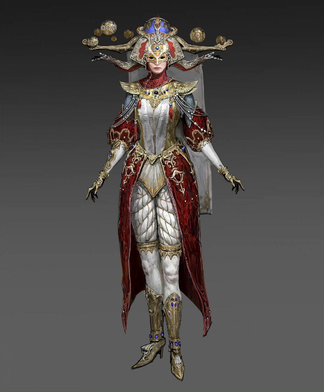 画师ilya baydin奇幻人物插画欣赏,结合了中世纪复古和神话元素创作出