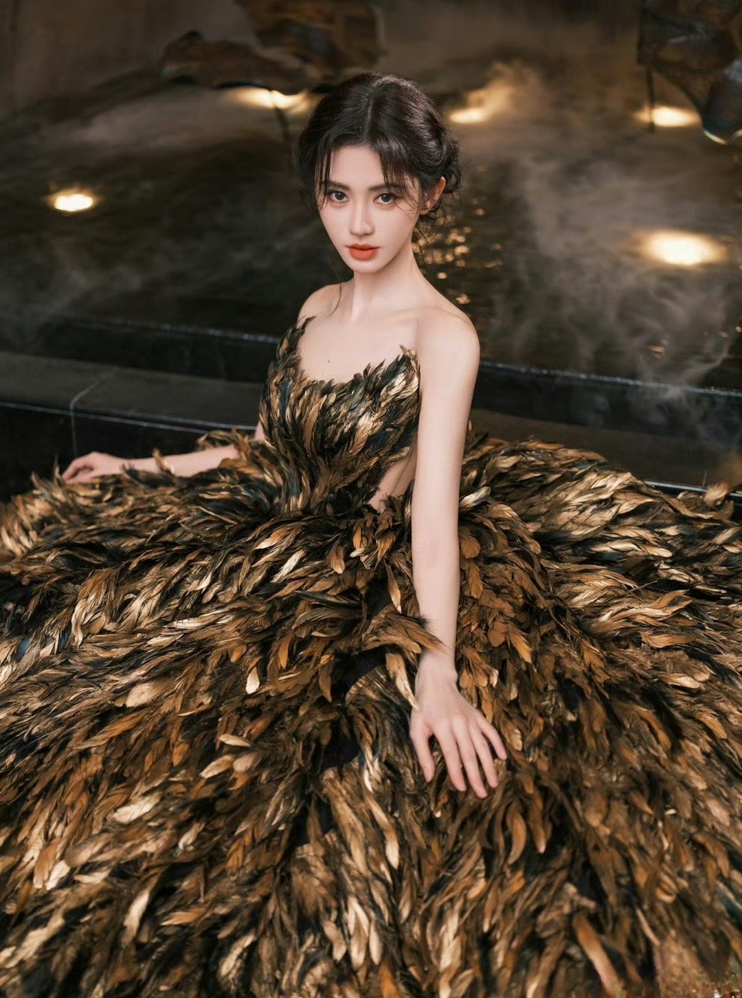 鞠婧祎劈叉