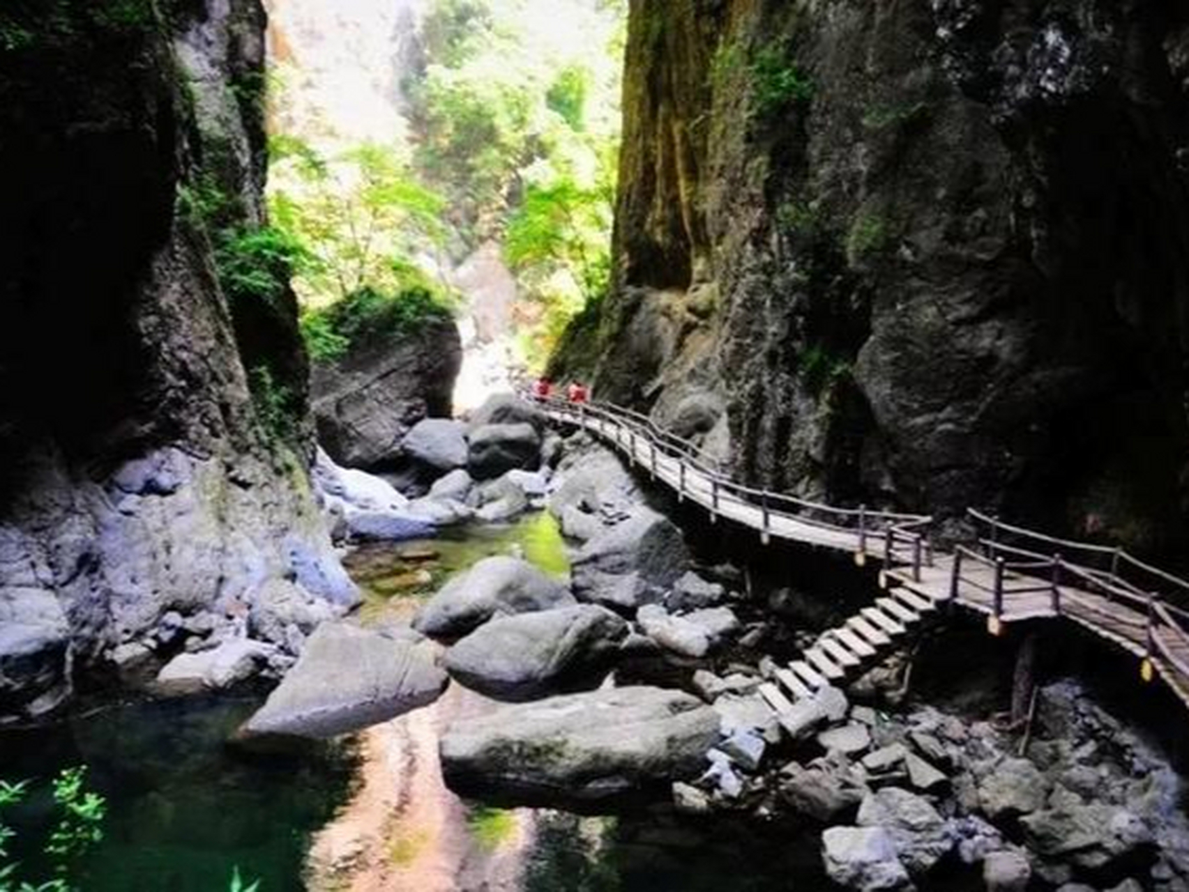 旺苍七里峡景区图片图片