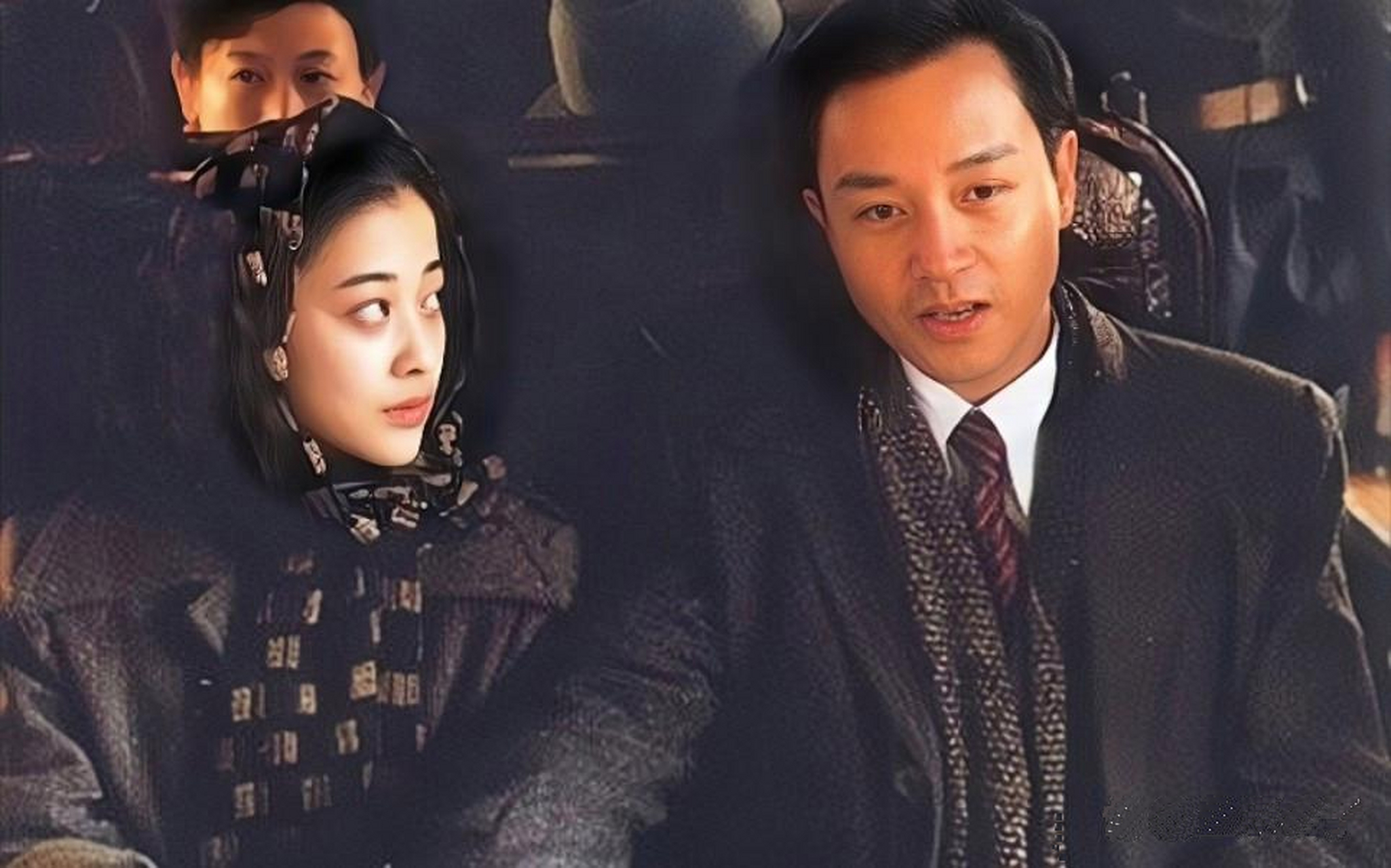梅婷与张国荣主演的电影《红色恋人》,那时候的梅婷初出茅庐