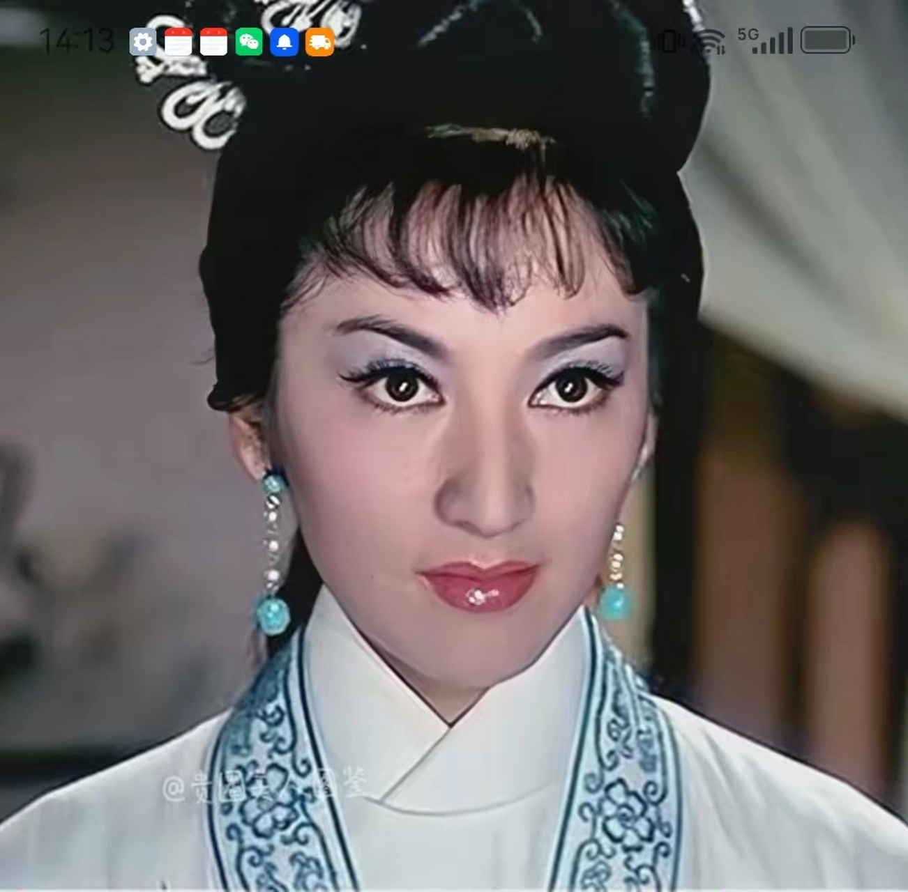 《画皮》中的女鬼,原来这么漂亮,香港影星朱虹,一双美丽的大眼睛,就是