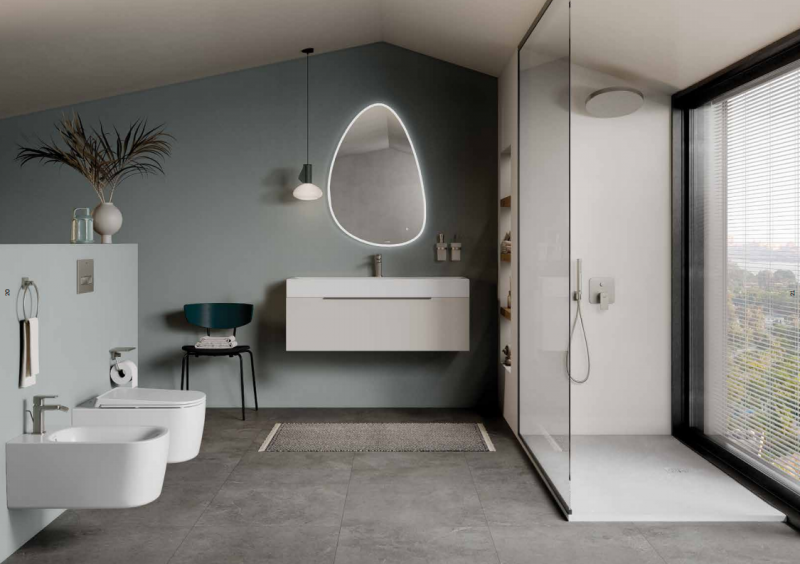 浴室中的优雅与创新:进口卫浴品牌科鲁迪kludi重塑几何艺术