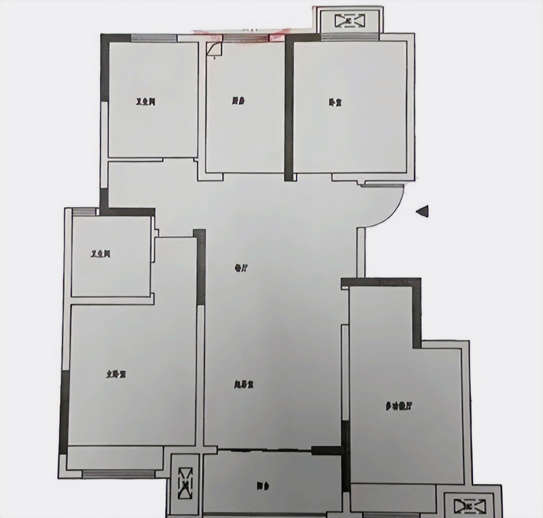 套内95平的三室一厅,不攀比,不抱怨,就这样简简单单的家最好