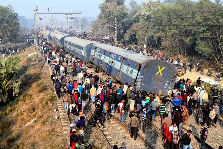 事故频发的印度火车