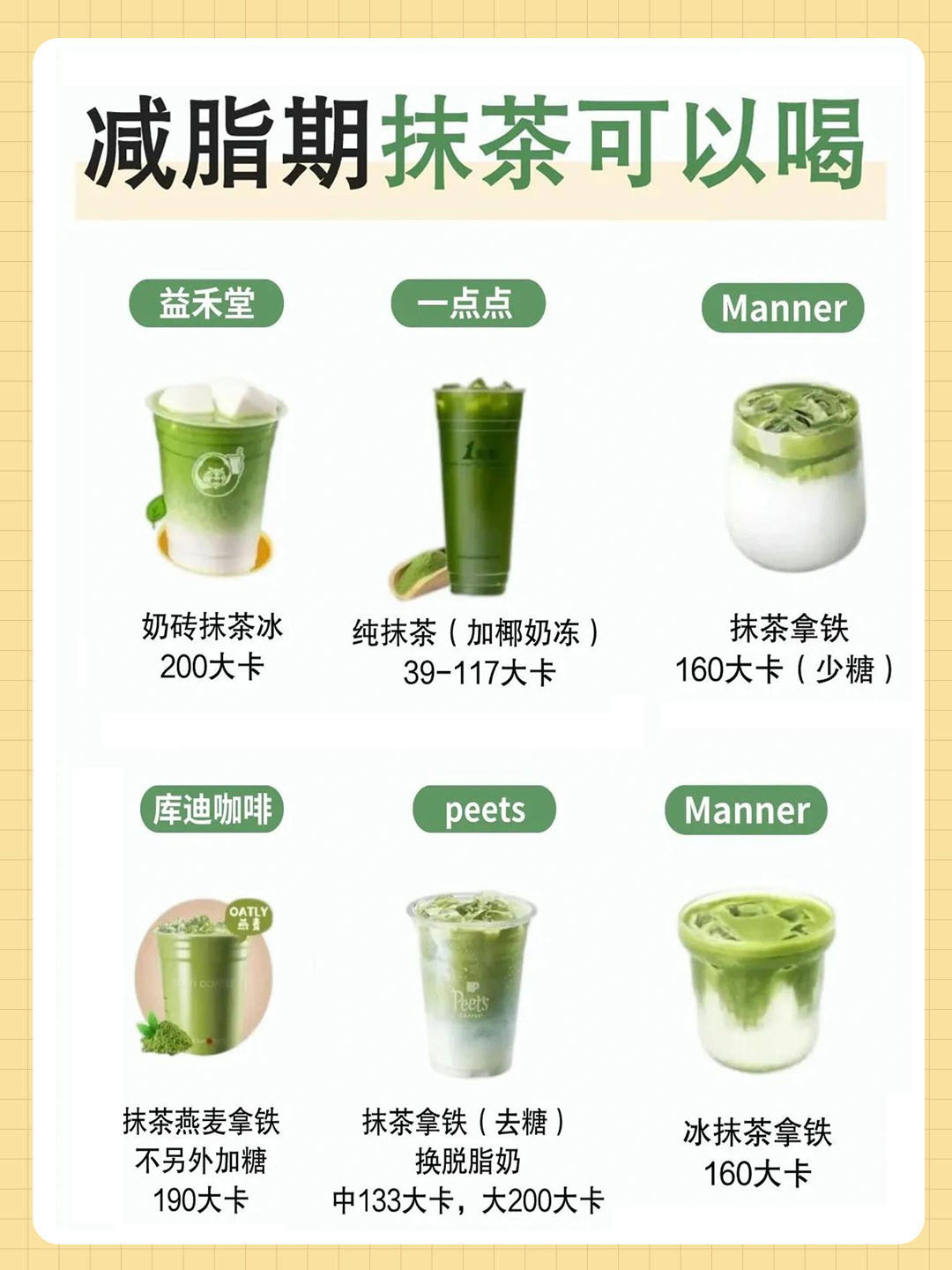 抹茶提高代谢 冰淇淋给我快乐!那不就是王炸搭配嘛!