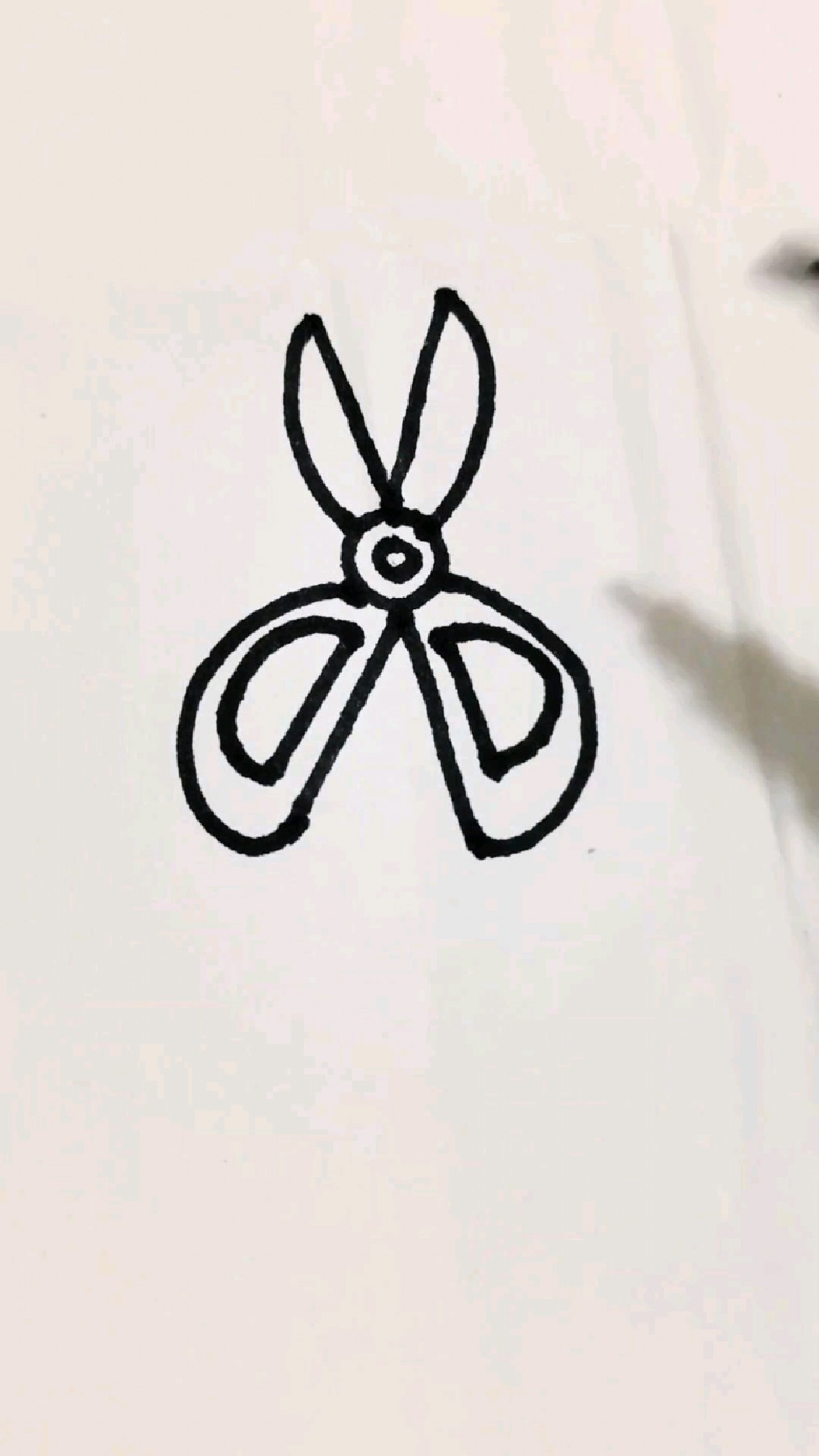 简笔画剪刀,好看又简单!