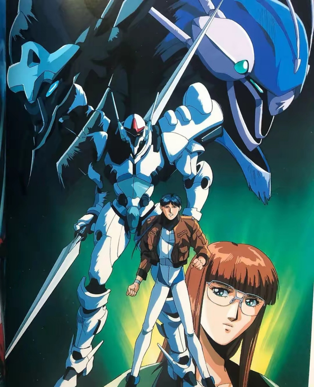 分享一组动漫《宇宙骑士》插画作品,画面展示的是其最早的版本,人物和