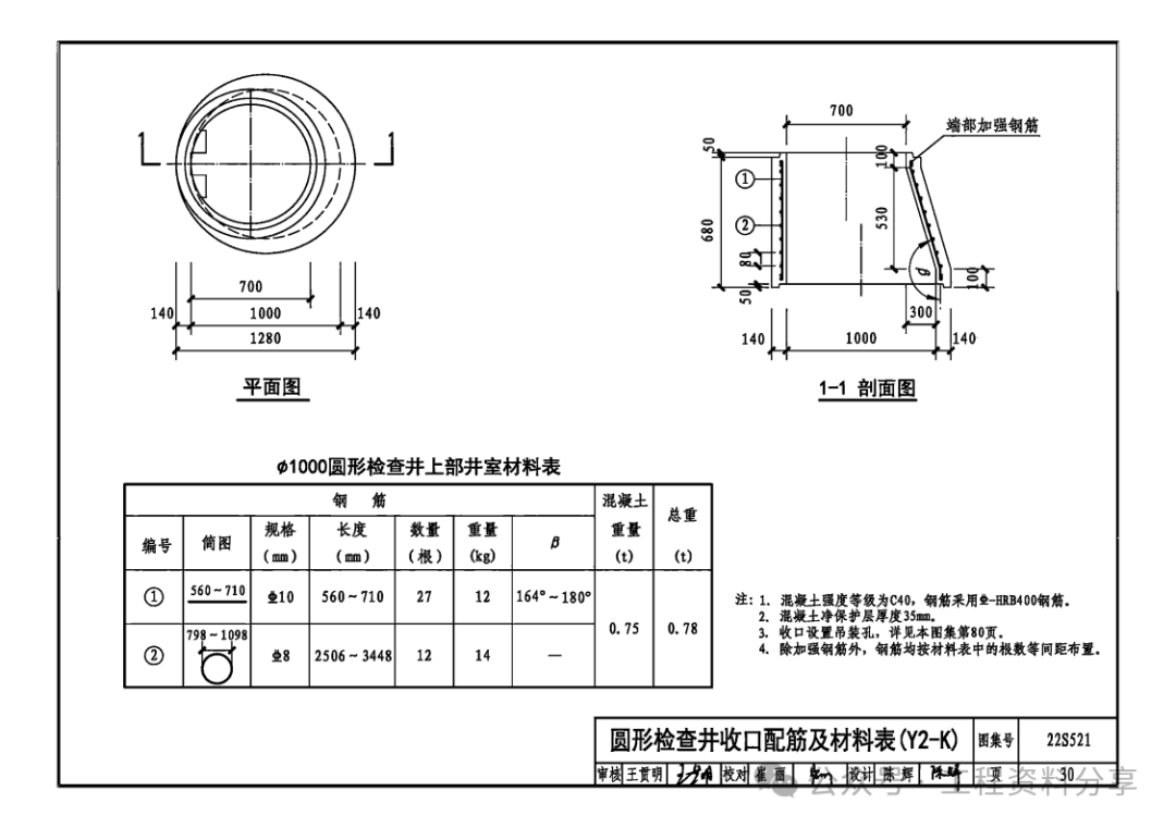 国标图集|《预制装配式混凝土检查井》22s521