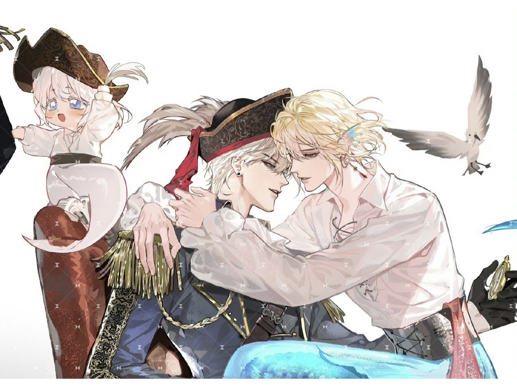 特典也太好看了吧#人鱼陷落# #垂耳执事