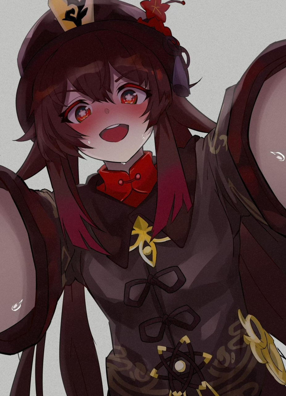 脸红的胡桃也太美了吧#原神