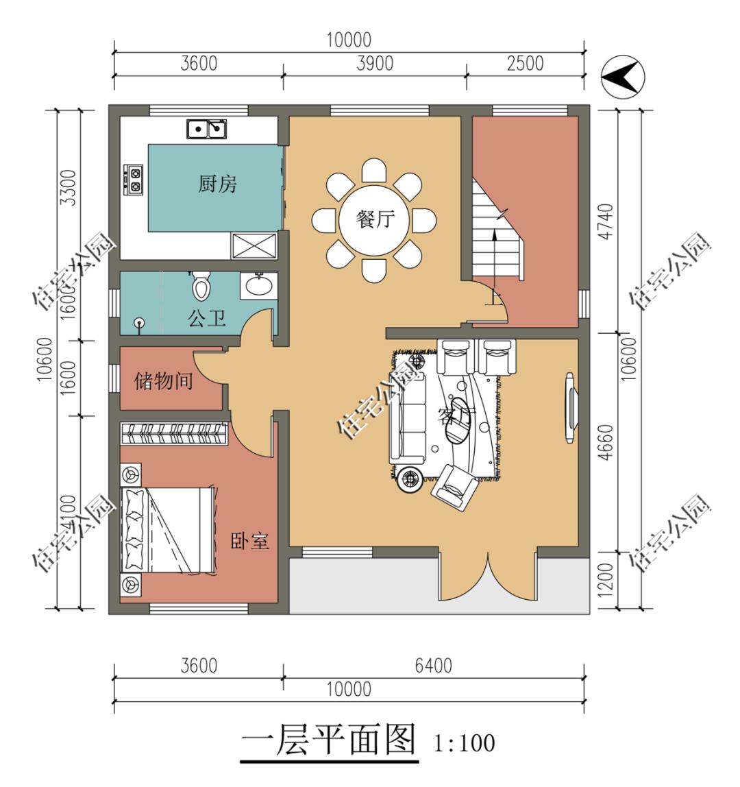 15×10米户型图图片