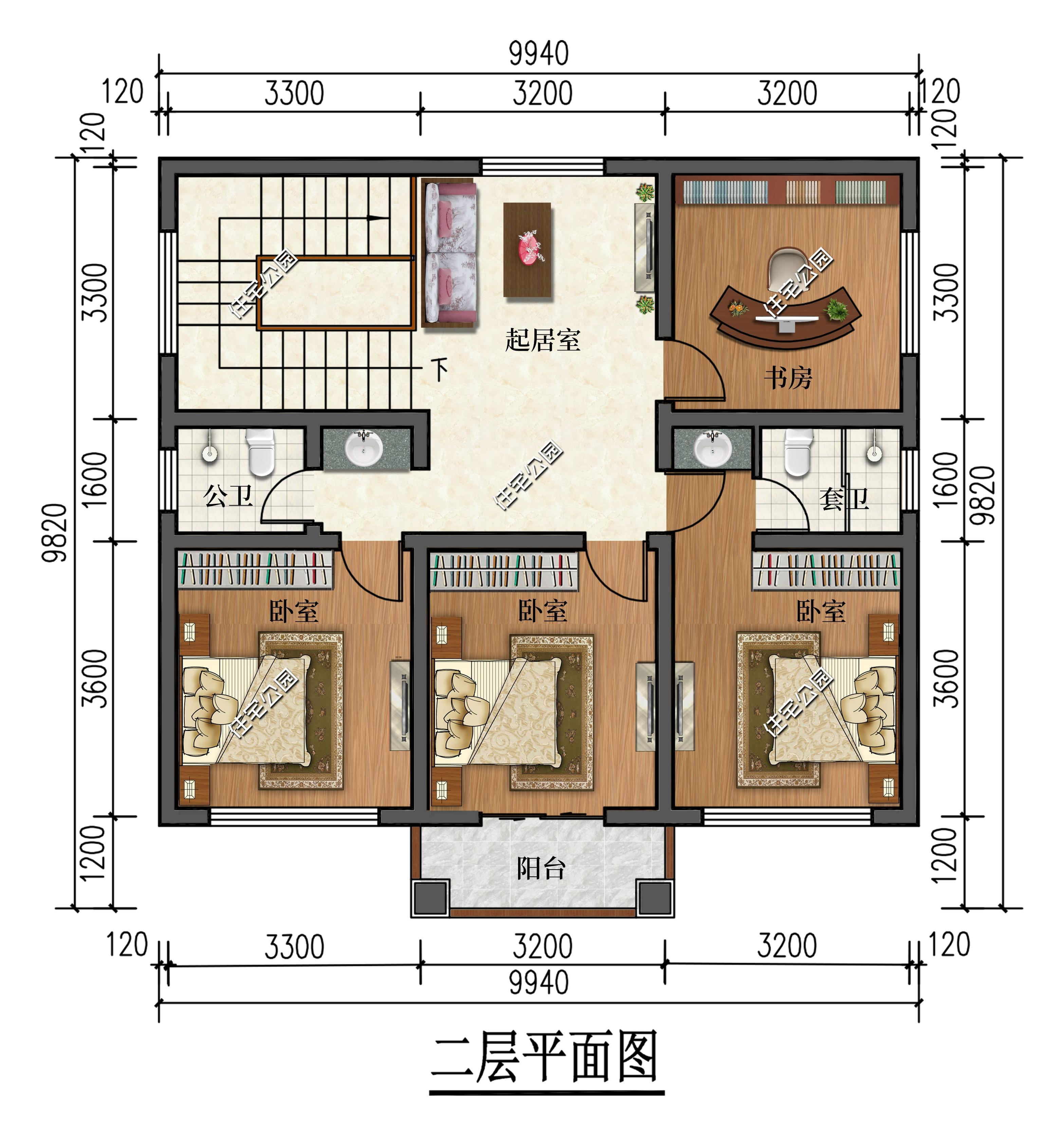 15×10米户型图图片