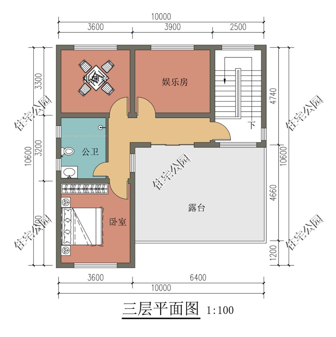 15×10米户型图图片