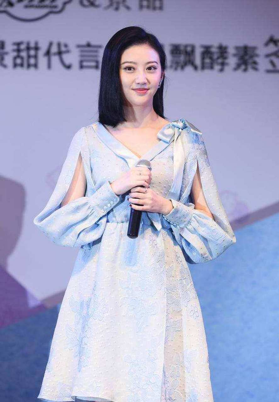 景甜不仅五官精致,而且大眼睛好漂亮