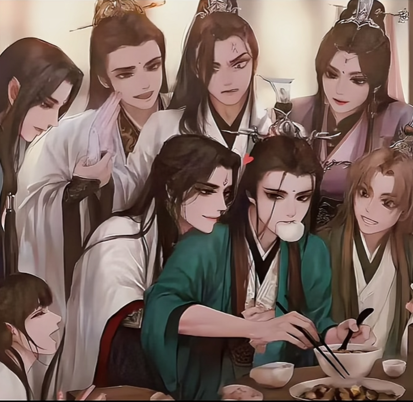 他也很喜欢自己写的这个故事吧 #人渣反派自救系统# #尚清华漠北君