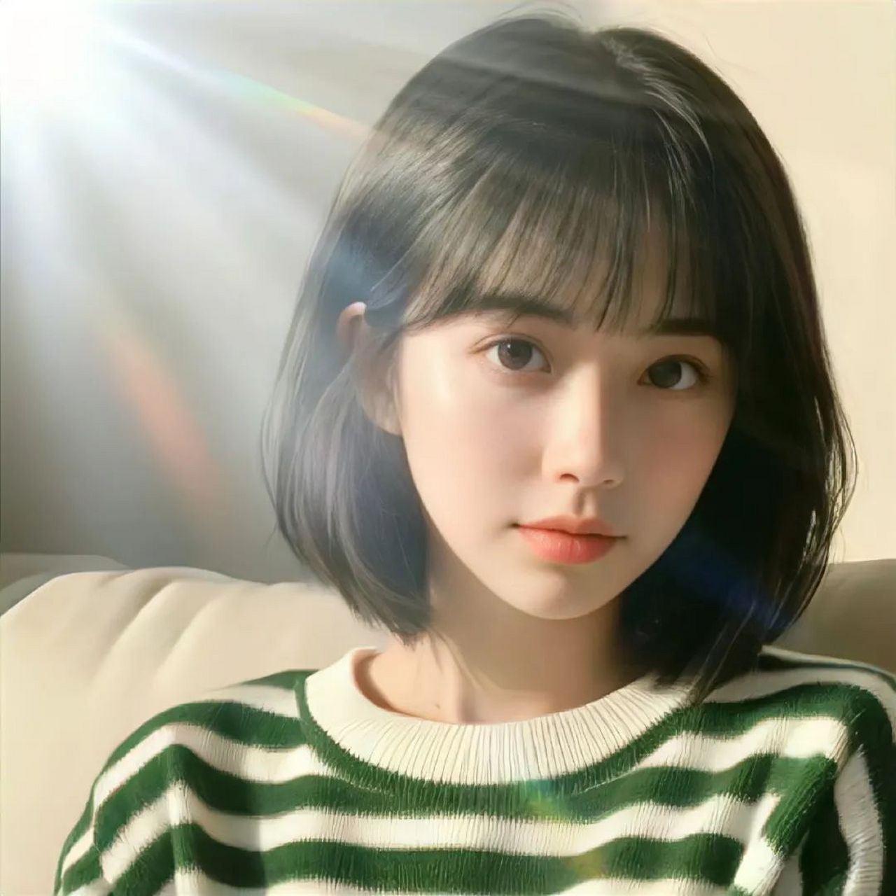 短发女头 | 把头像换一种风格吧 676767