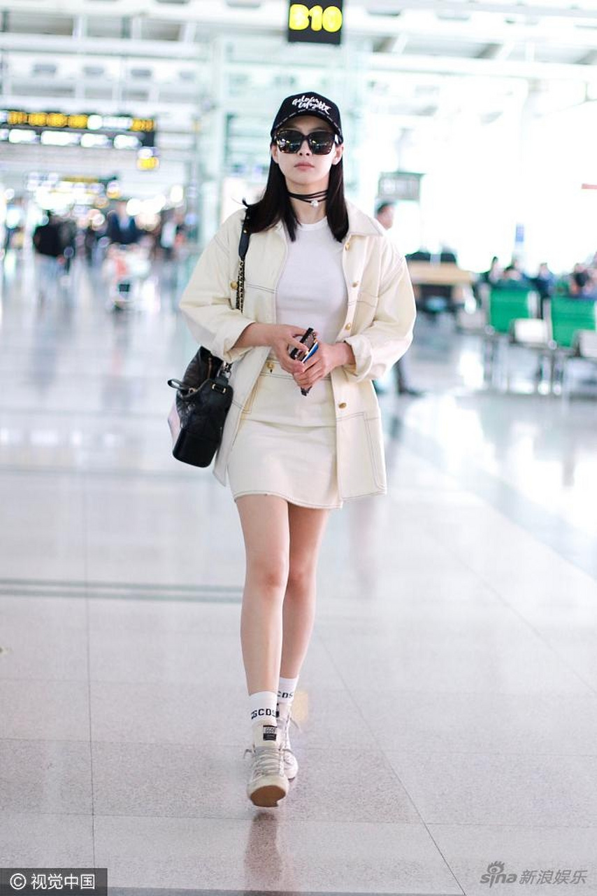 宋茜又来秀美腿啦!