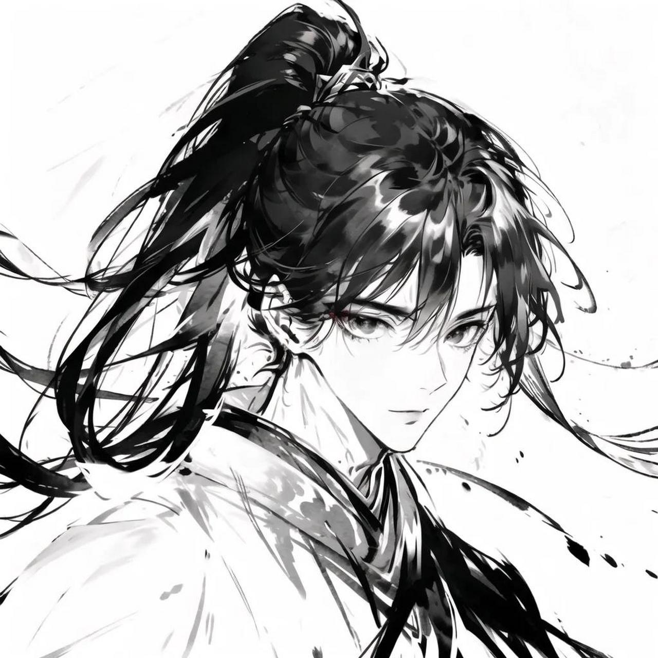 思白发,忘断崖|古风头像 投稿人: @茉浅