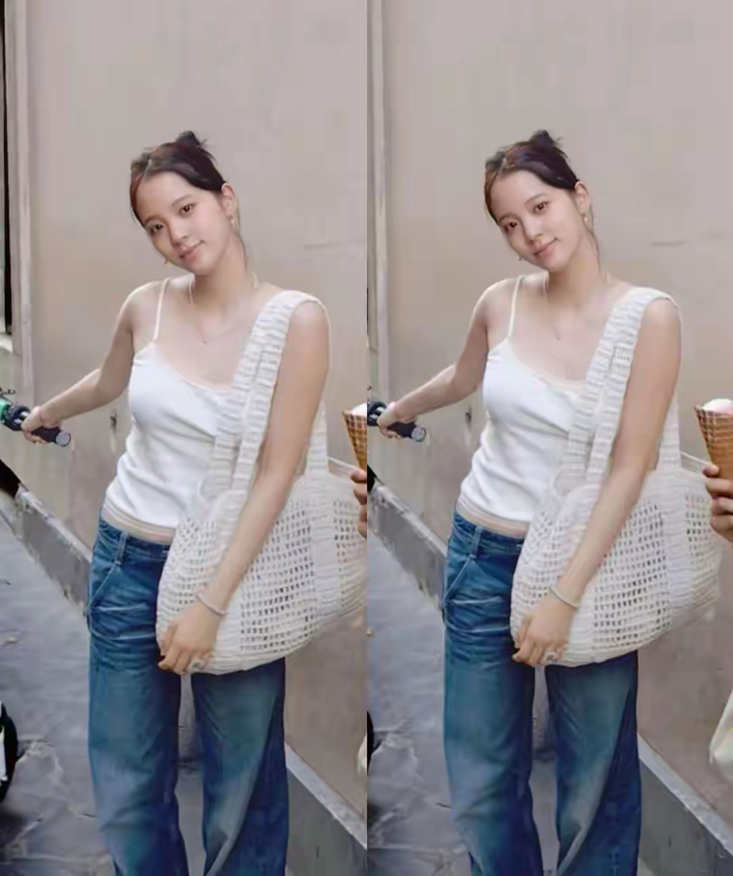 欧阳娜娜西班牙度假,晒自拍视频,小肚腩抢镜她真的没有身材焦虑  近日