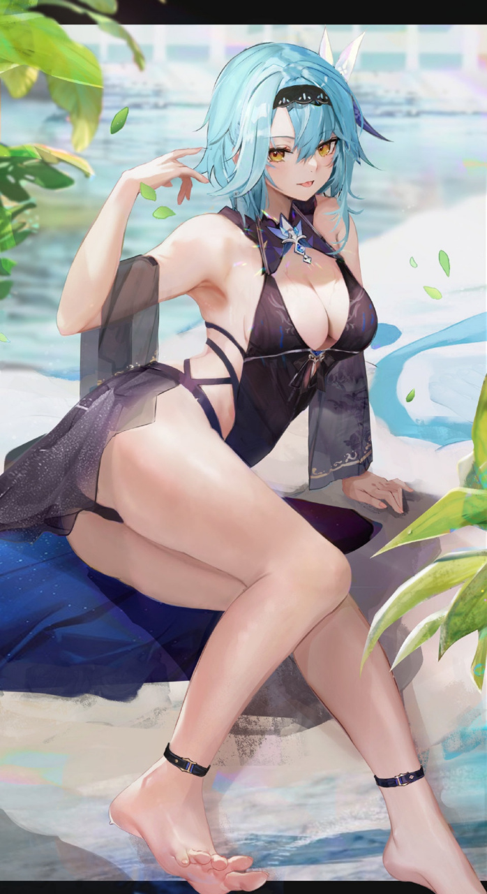 穿泳装的优菈骑士长玉足好好看啊#原神