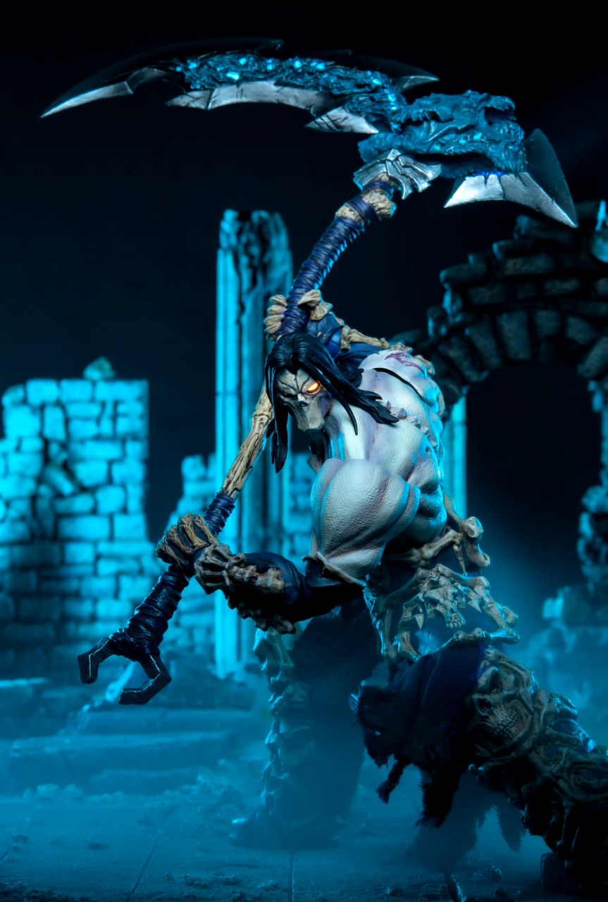 模型欣赏:魔火工作室 暗黑血统2 天启四骑士 死亡,两柄镰刀十分带感.