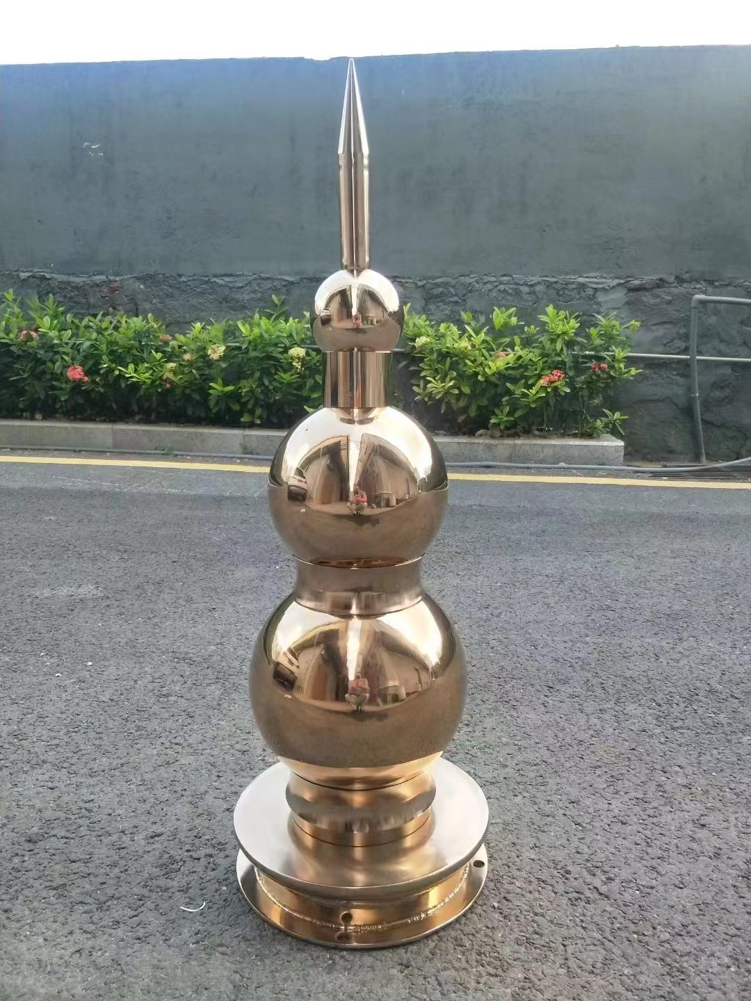 建筑物楼顶不锈钢装饰避雷针塔接闪器装饰美观避雷塔