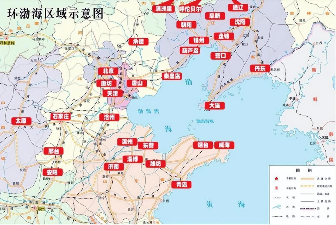 环渤海大湾区规划图片