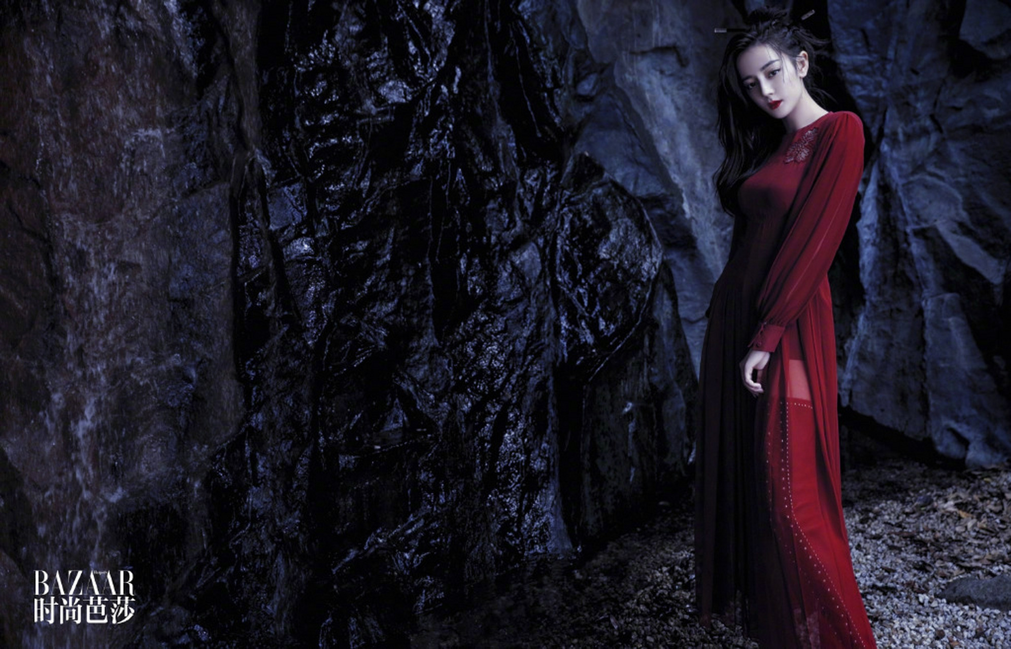 迪丽热巴芭莎时尚大片