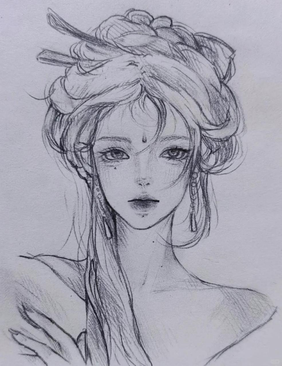"世上本没有胭脂 女子脸只为心上人红" [微笑r]国风绘画[害羞r] [偷笑