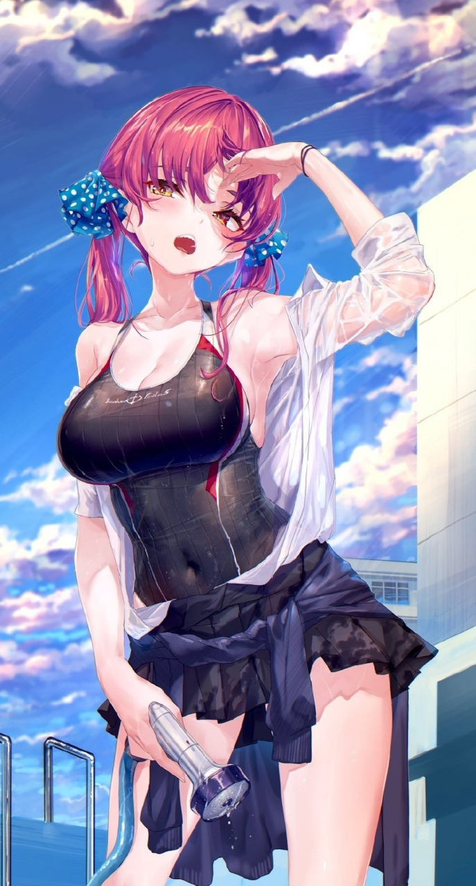 穿泳装的小姐姐也太美了吧#二次元
