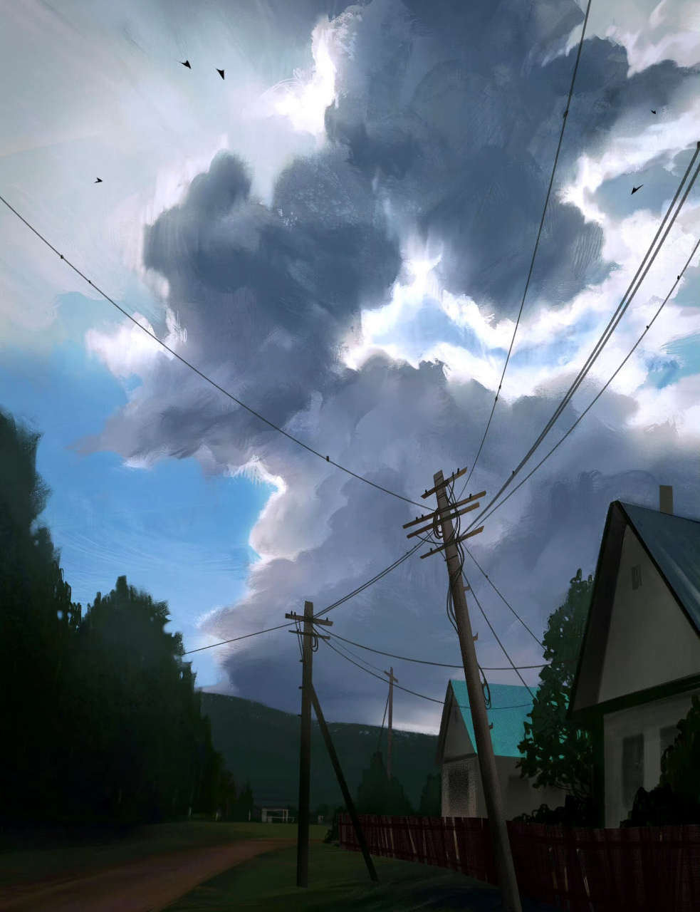 画师ksenia chernyavskaya概念场景作品欣赏,用细腻的色彩描绘了虚幻