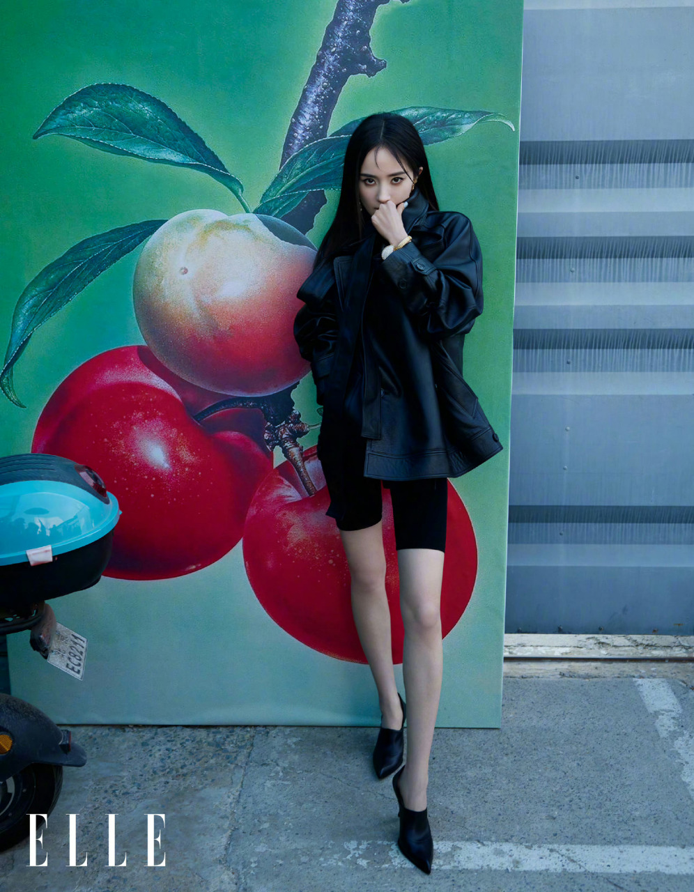 《elle》镜头下的杨幂,高级质感与女人味并存