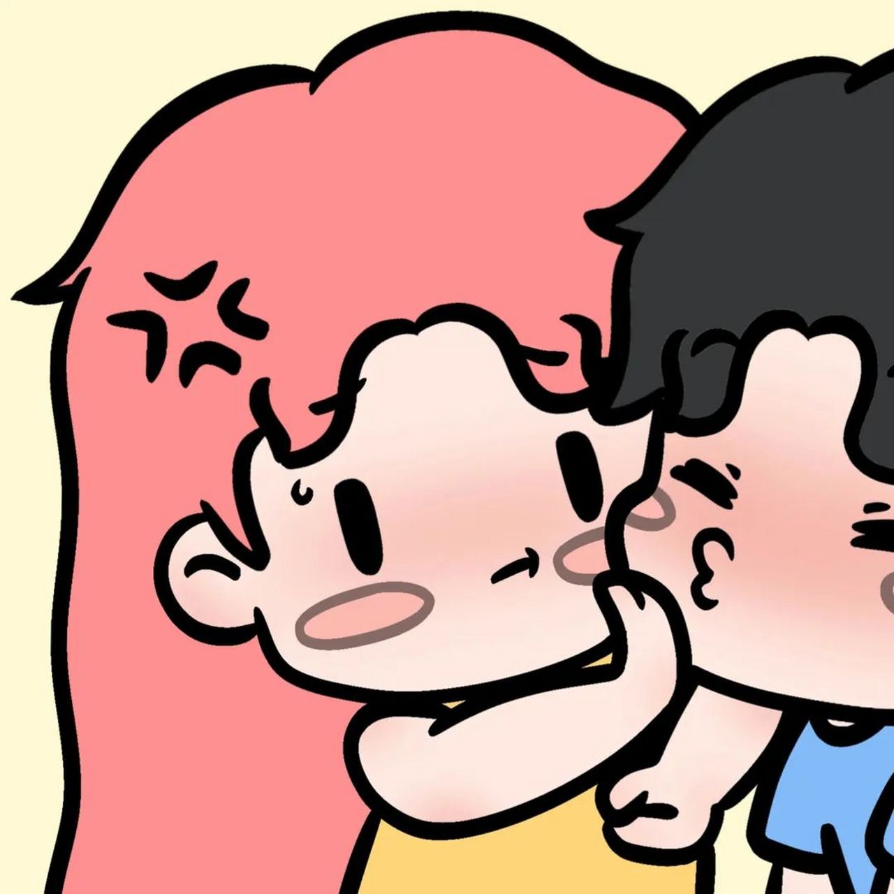 情侣头像|wechat可爱卡通情头!