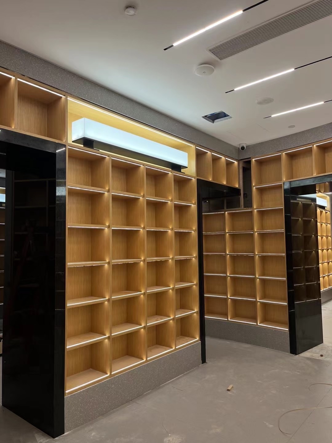 免漆板烟酒展柜免漆板书柜