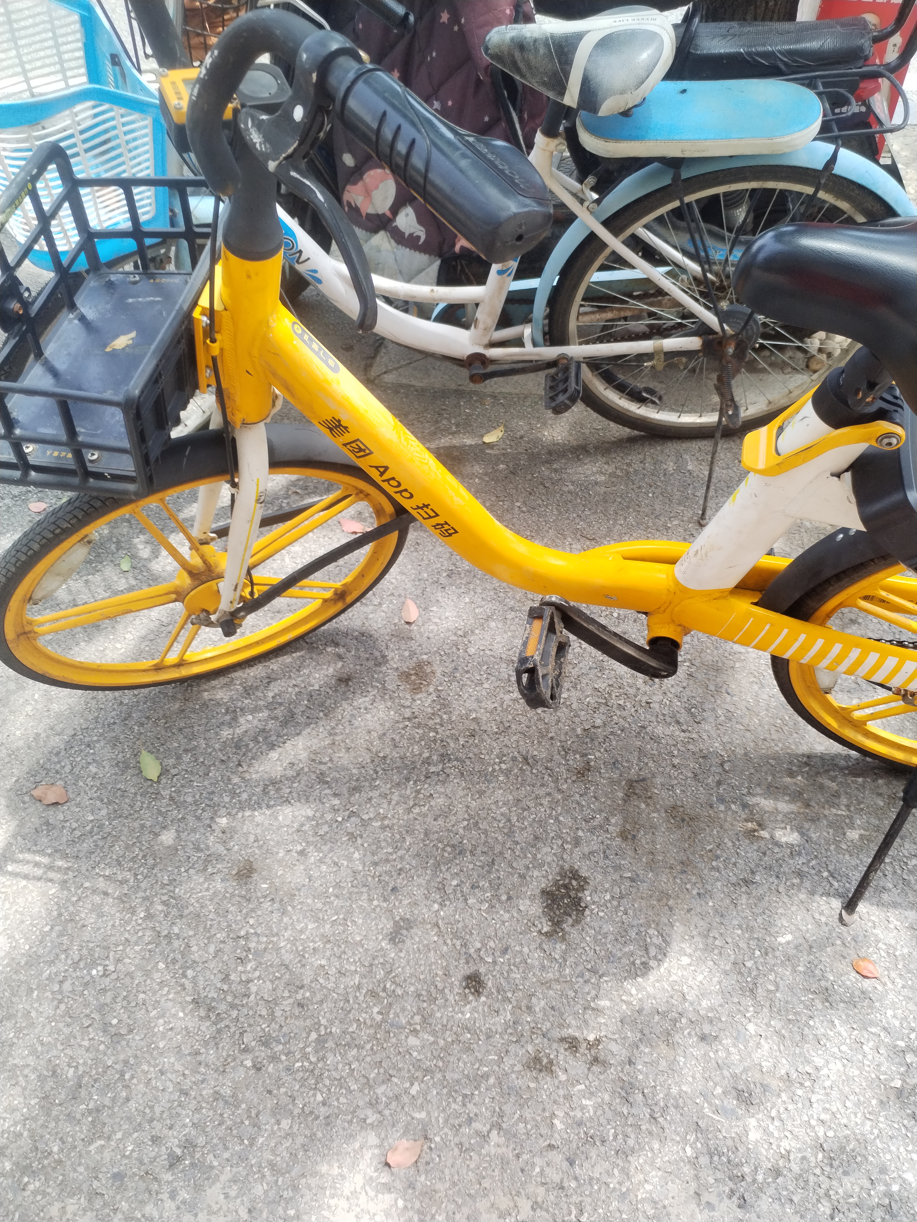 本来这两天我外出办事,只扫了一次摩拜,想自己出行有辆破自行车,大