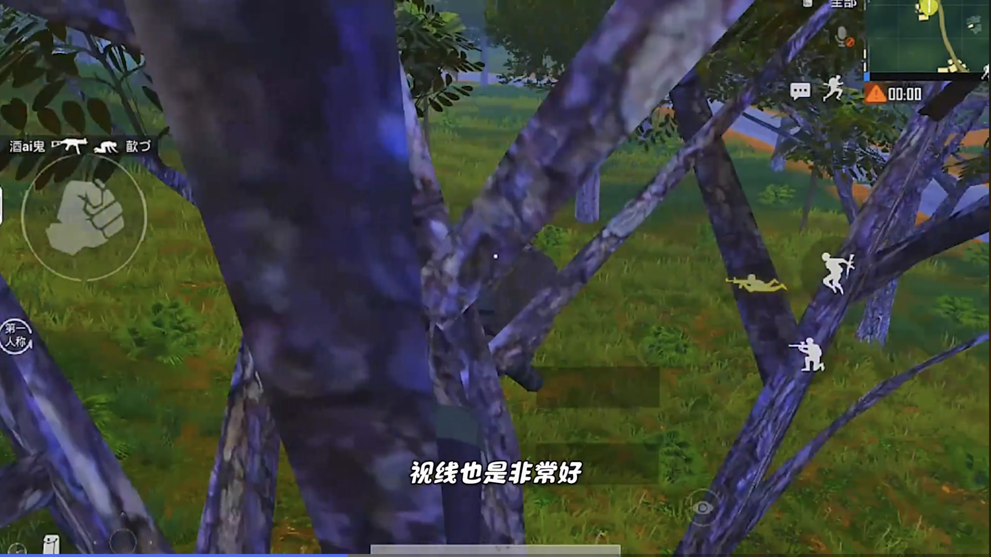 和平精英:雨林地图的几个黄金老六点位,占住这些点位去,kd顺涨