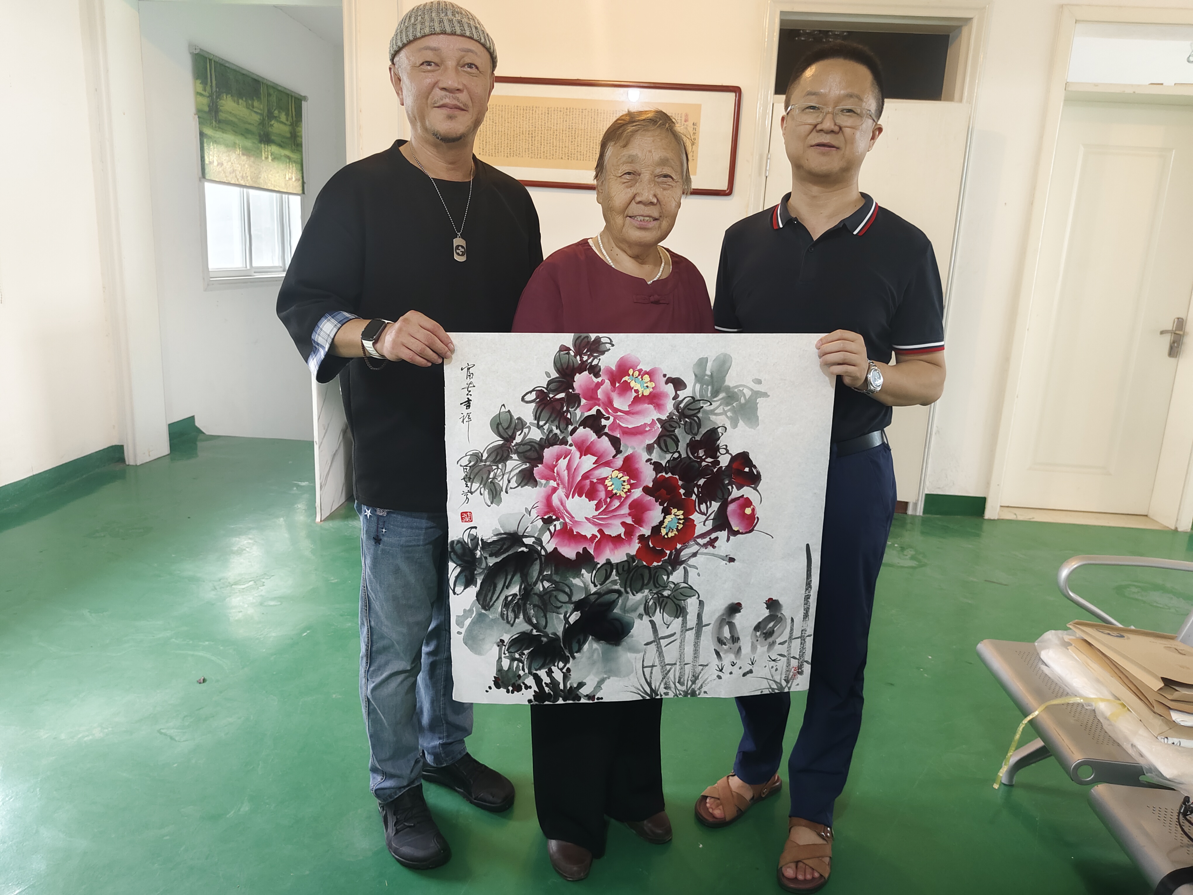 中韩书画艺术交流活动在渭南市老年书画家协会创作基地顺利召开