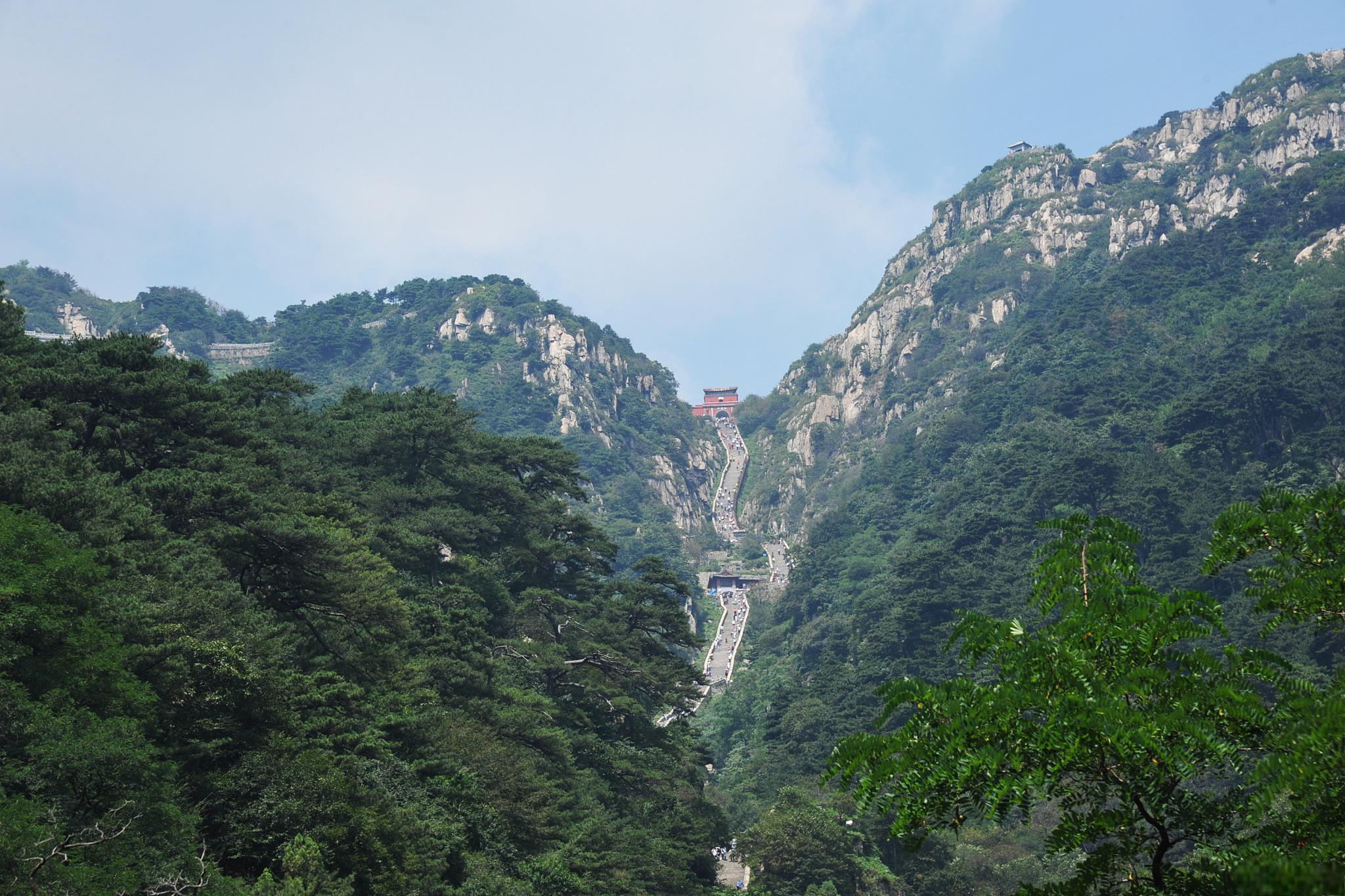 泰山景区真实照片图片